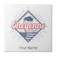 Cheyenne City Wyoming United States Vintage USA