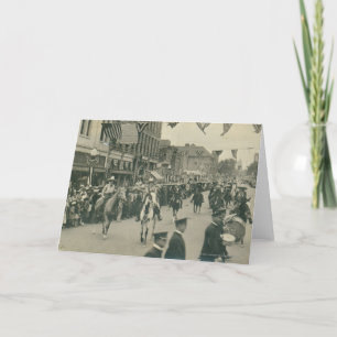 Cheyenne Frontier Days parade. Card