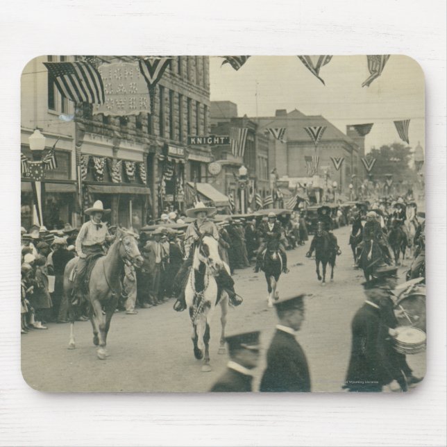 Cheyenne Frontier Days parade. Mouse Mat (Front)