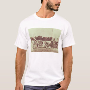 Cheyenne Indians on the Move, 1878 (b/w photo) T-Shirt