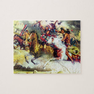 Cheyenne, native American Indians Jigsaw Puzzle