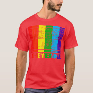 Cheyenne Pride Cheyenne LGBT Gift LGBTQ Supporter T-Shirt