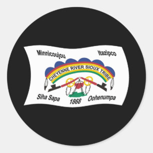 Cheyenne River Sioux Flag Sticker