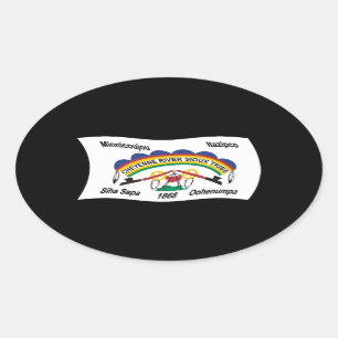 Cheyenne River Sioux Flag Sticker