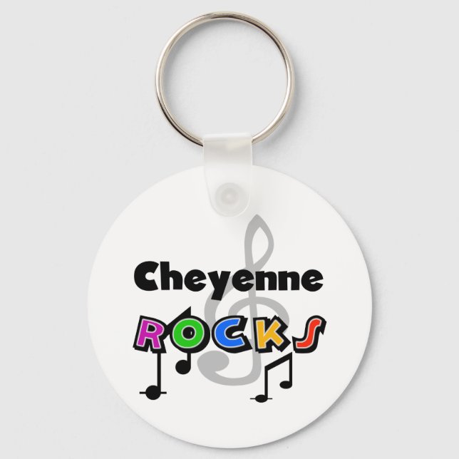 Cheyenne Rocks Key Ring (Front)