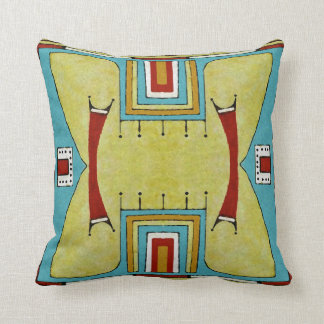 Cheyenne style 1860's parfleche design cushion