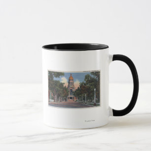 Cheyenne, WY - View of State Capitol and Drivewa Mug