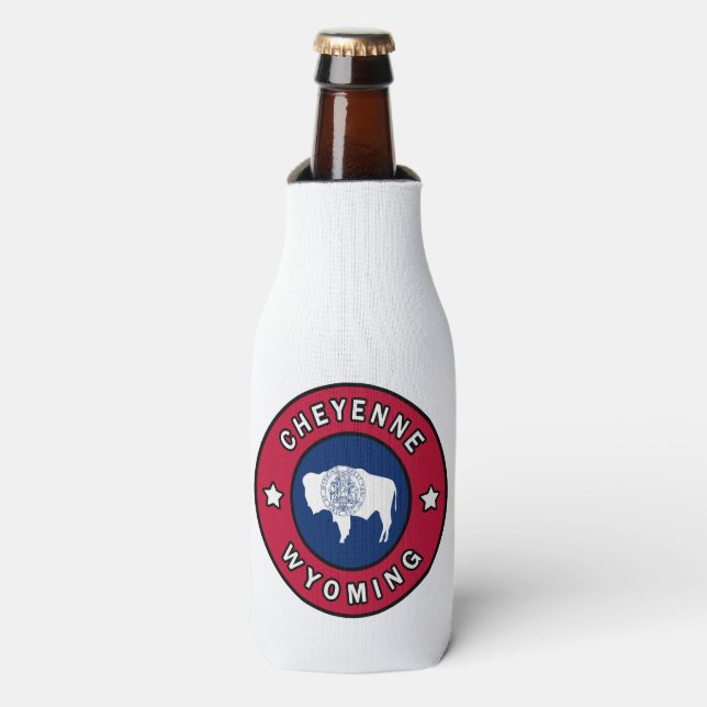 Cheyenne Wyoming Bottle Cooler (Bottle Front)