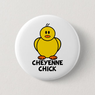 Cheyenne Wyoming Chick 6 Cm Round Badge