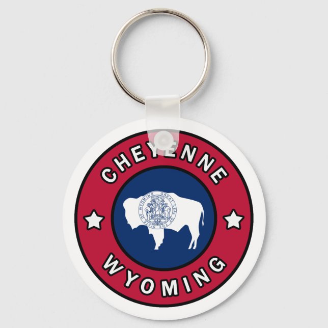 Cheyenne Wyoming Key Ring (Front)