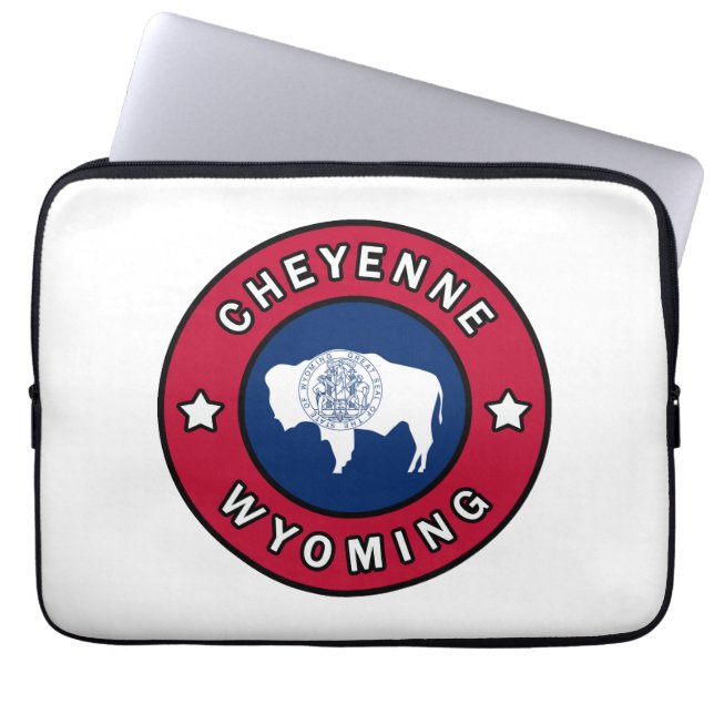 Cheyenne Wyoming Laptop Sleeve (Front)
