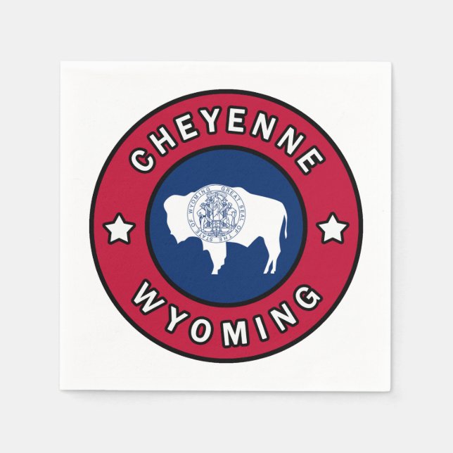 Cheyenne Wyoming Napkin (Front)