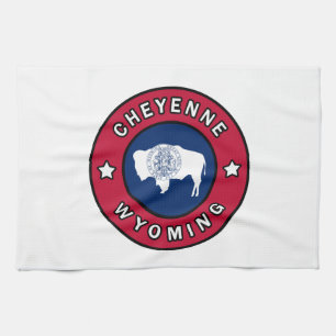 Cheyenne Wyoming Tea Towel