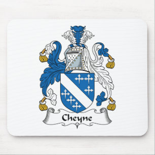 Cheyne Family Crest Mouse Mat