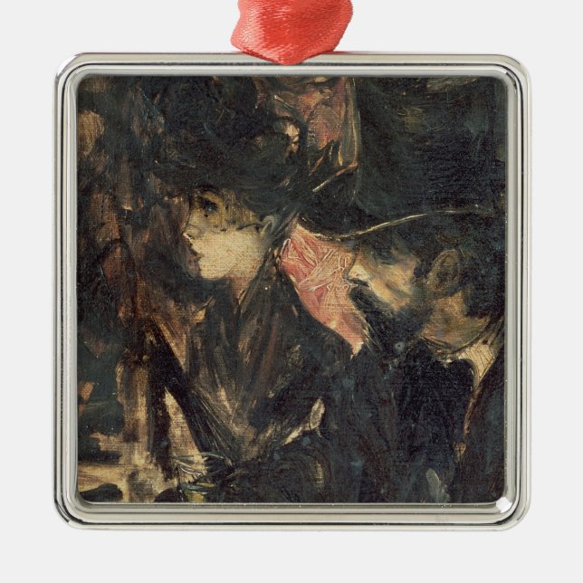 Chez Maxim's Metal Tree Decoration (Front)