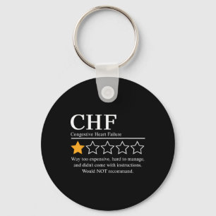 Chf Warrior Nftw Congestive Heart Failure Disease Key Ring