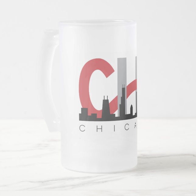 CHI Frosted Beer Mug (Front Left)