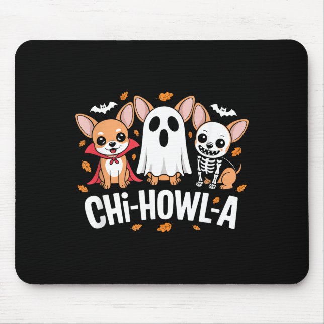 Chi-Howl-A Mouse Mat (Front)