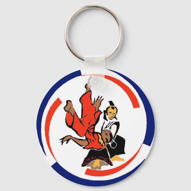 Chi in Aikido Key Ring (Front)