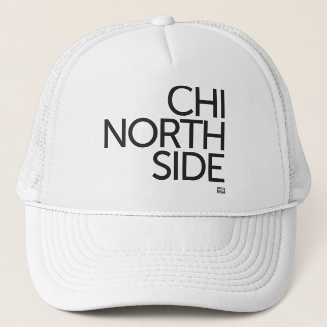 CHI NORTH SIDE Bold Star Trucker Hat (Front)