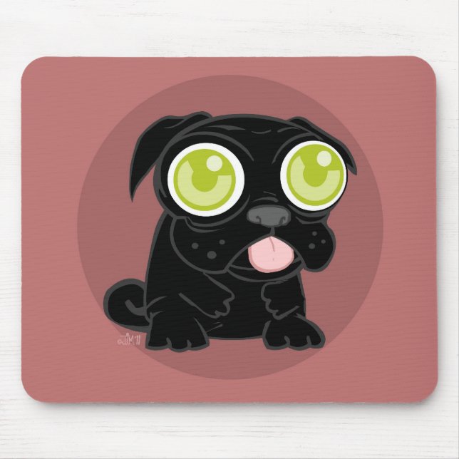 Chi Pug Mousepad (Front)