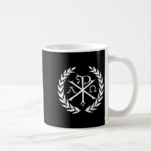 Chi Rho Alpha Omega Christian Faith Symbol Coffee Mug