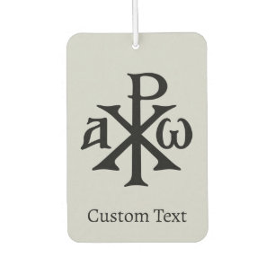 Chi Rho Christogram Car Air Freshener