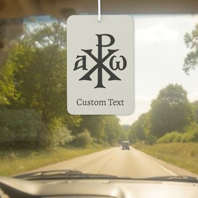Chi Rho Christogram Car Air Freshener (Creator Uploaded)
