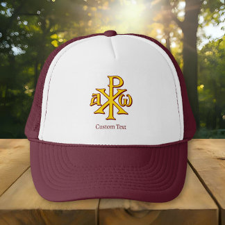 Chi Rho Christogram Trucker Hat