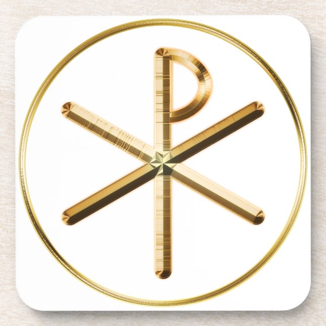 Chi-Rho glow Coaster (Front)