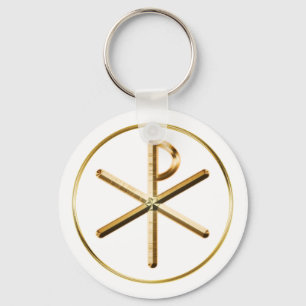 Chi-Rho glow Key Ring