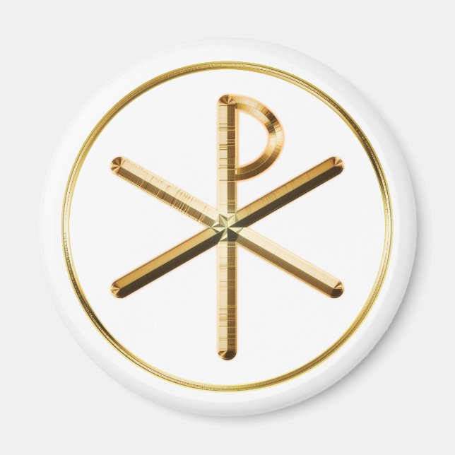 Chi-Rho glow Magnet (Front)