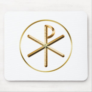 Chi-Rho glow Mouse Mat