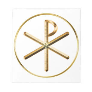 Chi-Rho glow Notepad