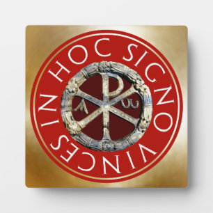 Chi-Rho Sign Plaque