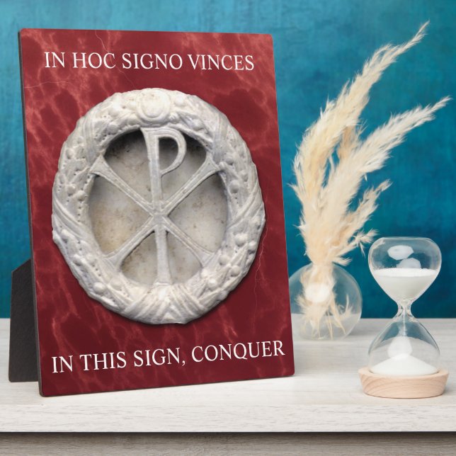 Chi-Rho Symbol Plaque (Side)