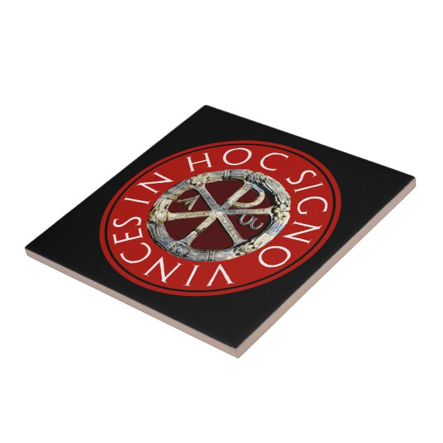 Chi Rho Symbol Tile (Side)
