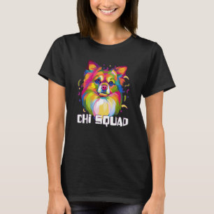 Chi Squad Chihuahua Fur Mum Chiwawa Fur Dad Animal T-Shirt