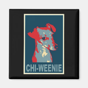 Chi-weenie Obama Style Magnet