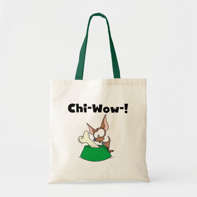 Chi-Wow Chihuahua Tote Bag (Front)
