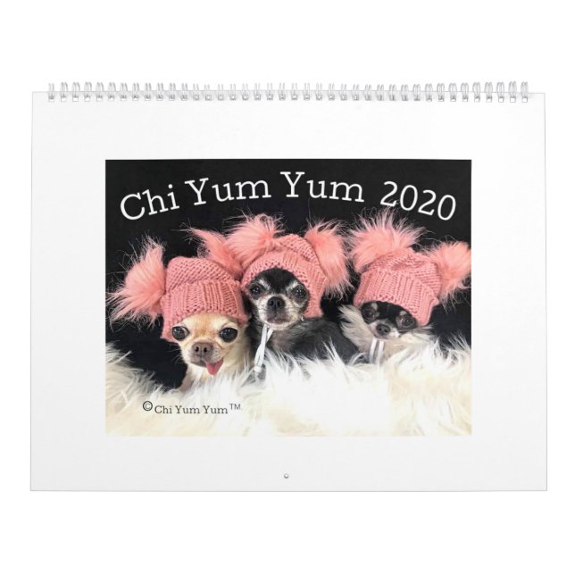 Chi Yum Yum 2020 Calendar - Large (Cover)