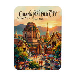 Chiang Mai Old City Thailand Magnet