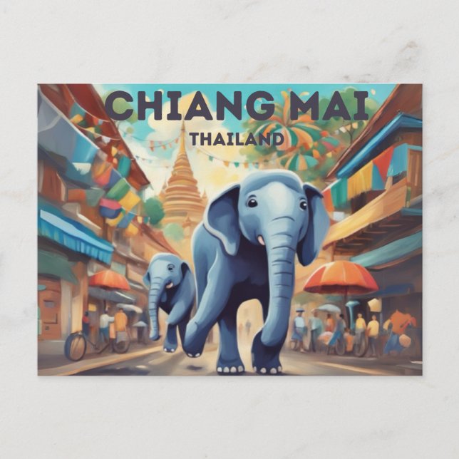 Chiang Mai Postcard (Front)