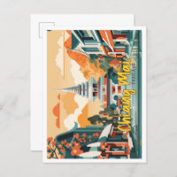 Chiang Mai Thailand Pop Art Travel Illustration