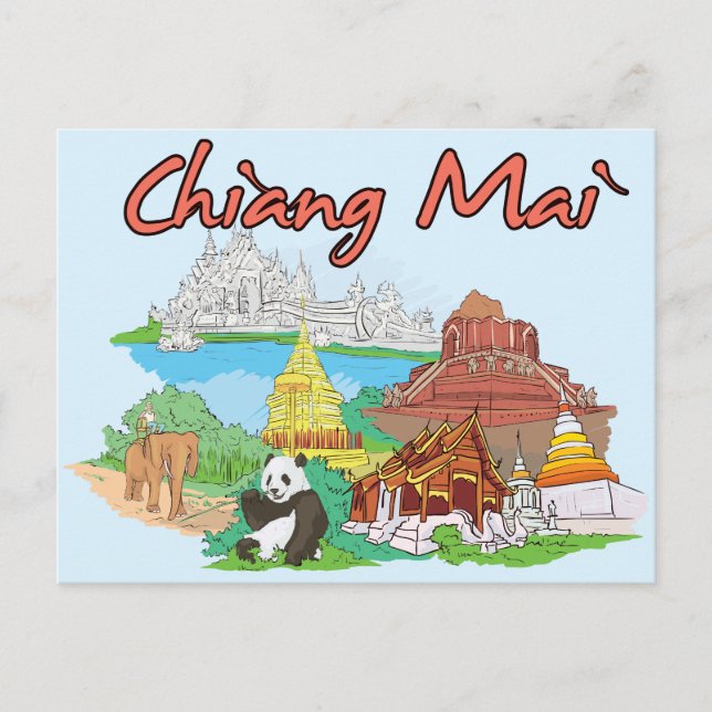Chiang Mai, Thailand Postcard (Front)