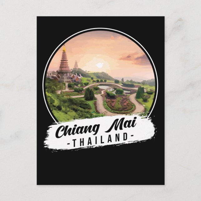 Chiang Mai Thailand Souvenir Postcard (Front)