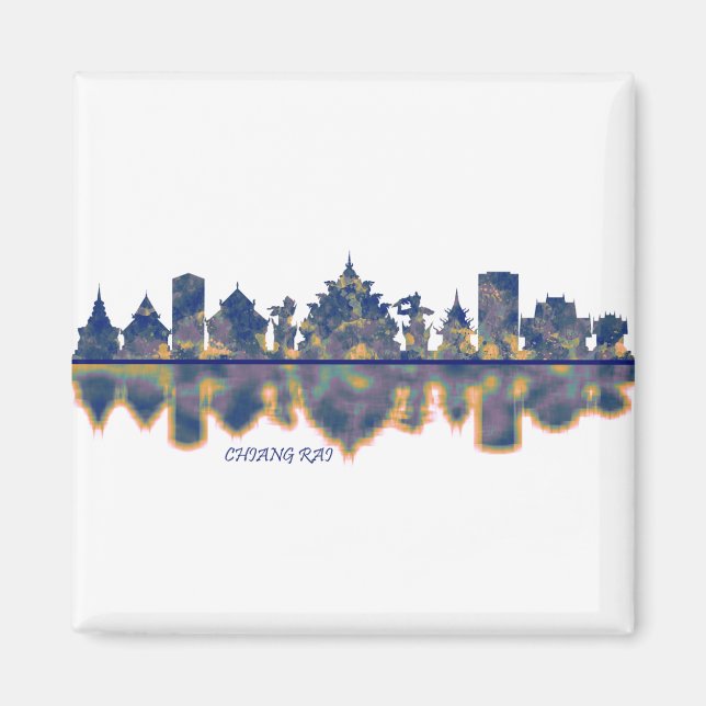 Chiang Rai Skyline Magnet (Front)
