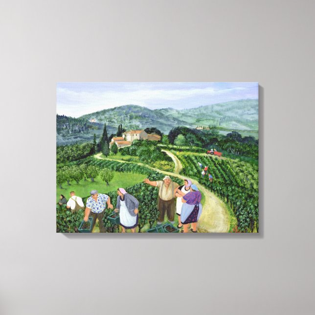 Chianti Classico Villa Trasqua Canvas Print (Front)