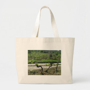 Chianti Vineyard in Tuscany Wine Region Italy Large Tote Bag