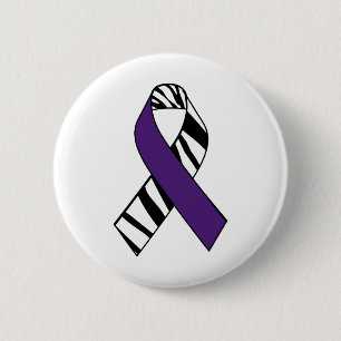 Chiari and Ehlers Danlos Awareness Ribbon Button